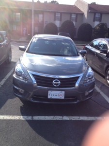 The yet to be name 2015 Nissan Altima (and a little bit of my finger)
